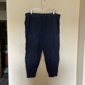 Caslon 100% Linen Stretchy Pull On Jogger Pant
